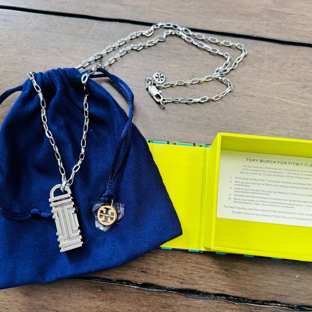 Silver Tory Burch Necklace